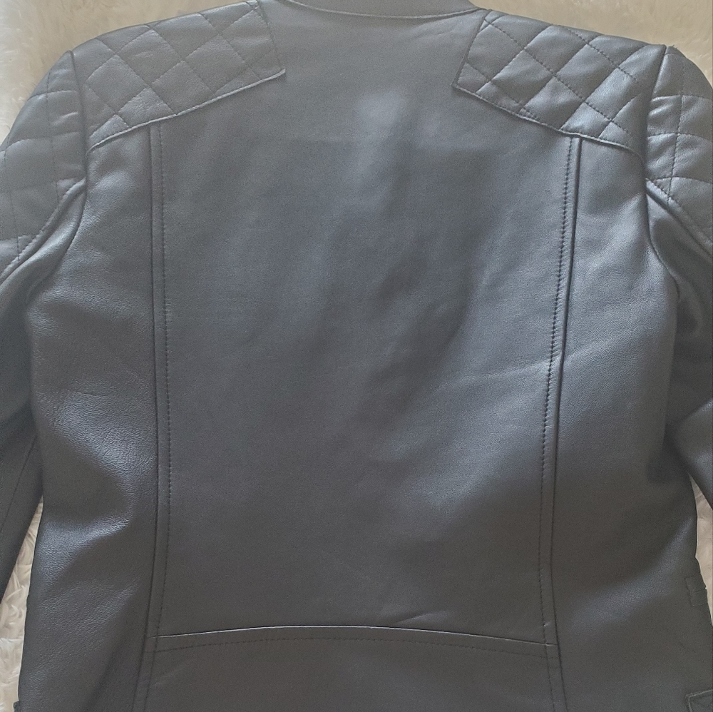 MICHAEL KORS LEATHER JACKET - Picture 3 of 5